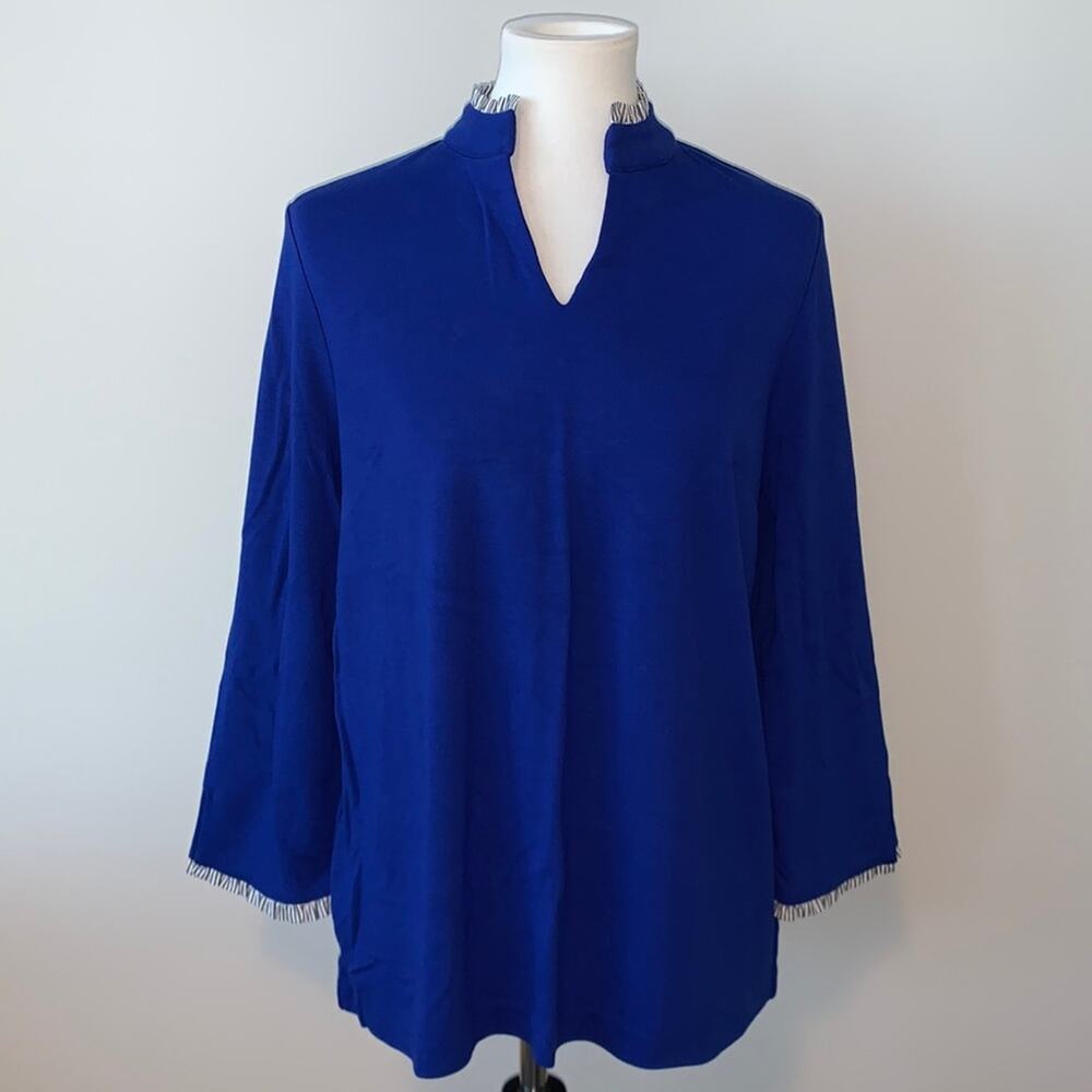 Crown & Ivy Moroccan Market 3/4 Sleeves Top Sz M - NWT